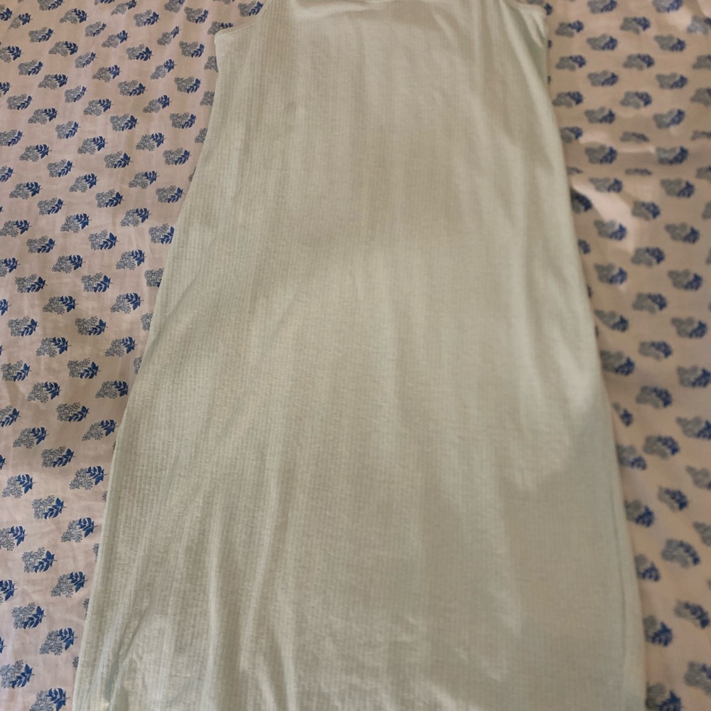 Old Navy Mint Green Ribbed Dress